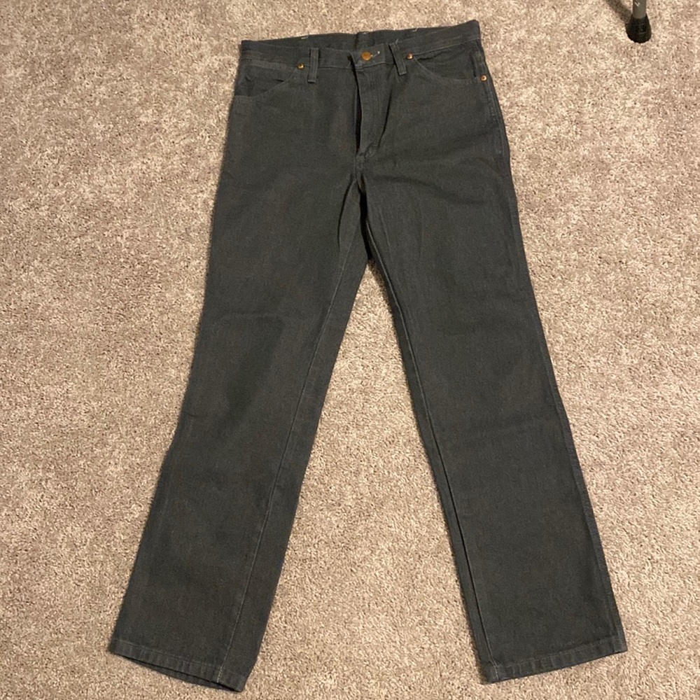 Wrangler Dark Grey Cowboy Cut Jeans
